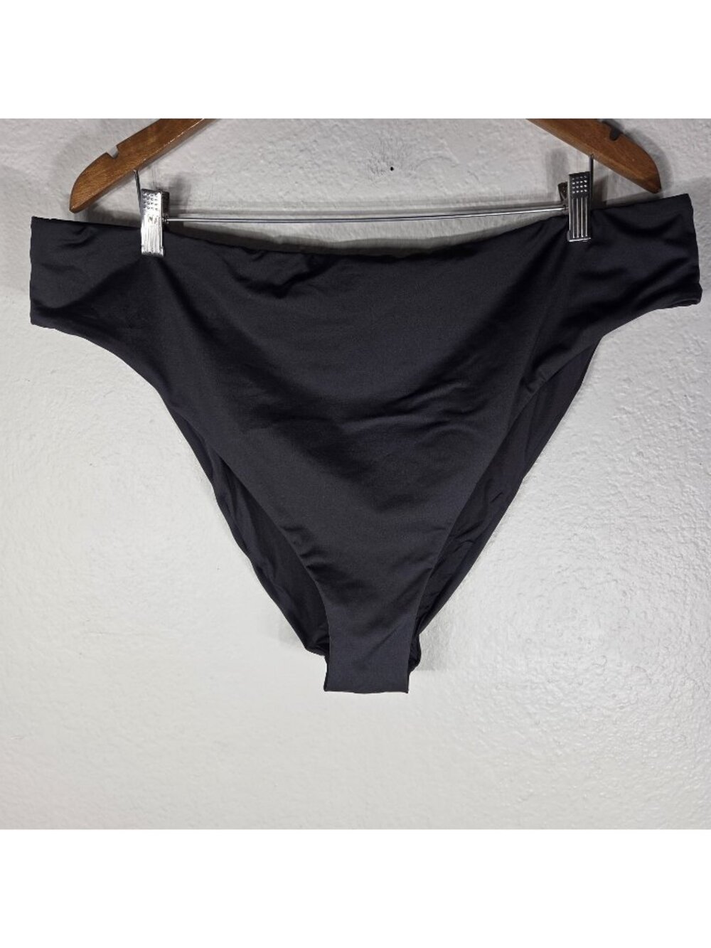Skims Black Swim Bikini Bottoms Plus Size 4X Dipped Front Women’s